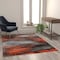 Flash Furniture Orange 5x7 Abstract Area Rug ACD-RGTRZ863-57-OR-GG - alternate 7